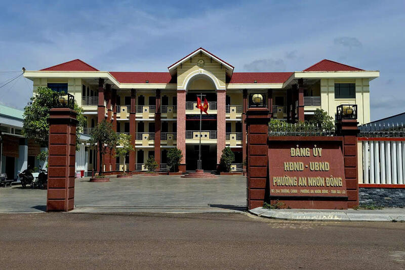 TRỤ SỞ LÀM VIỆC CỦA ĐẢNG UỶ - HĐND - UBND PHƯỜNG AN NHƠN ĐÔNG